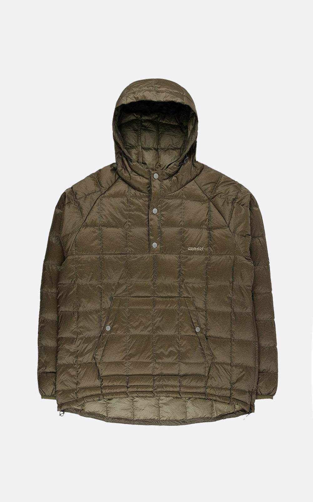 DOWN PULLOVER JACKET DEEP OLIVE