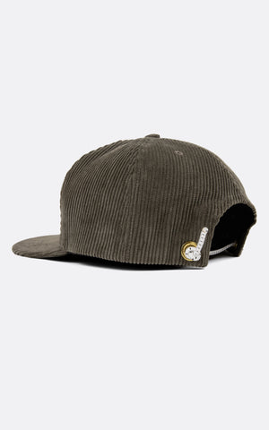 WHR WHALE CORD HAT GREEN OLIVE