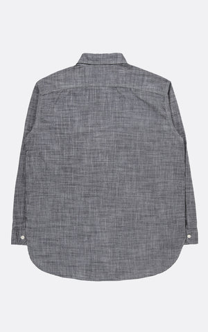 ENGINEERED GARMENTS WORK SHIRT BLACK COTTON SLAB