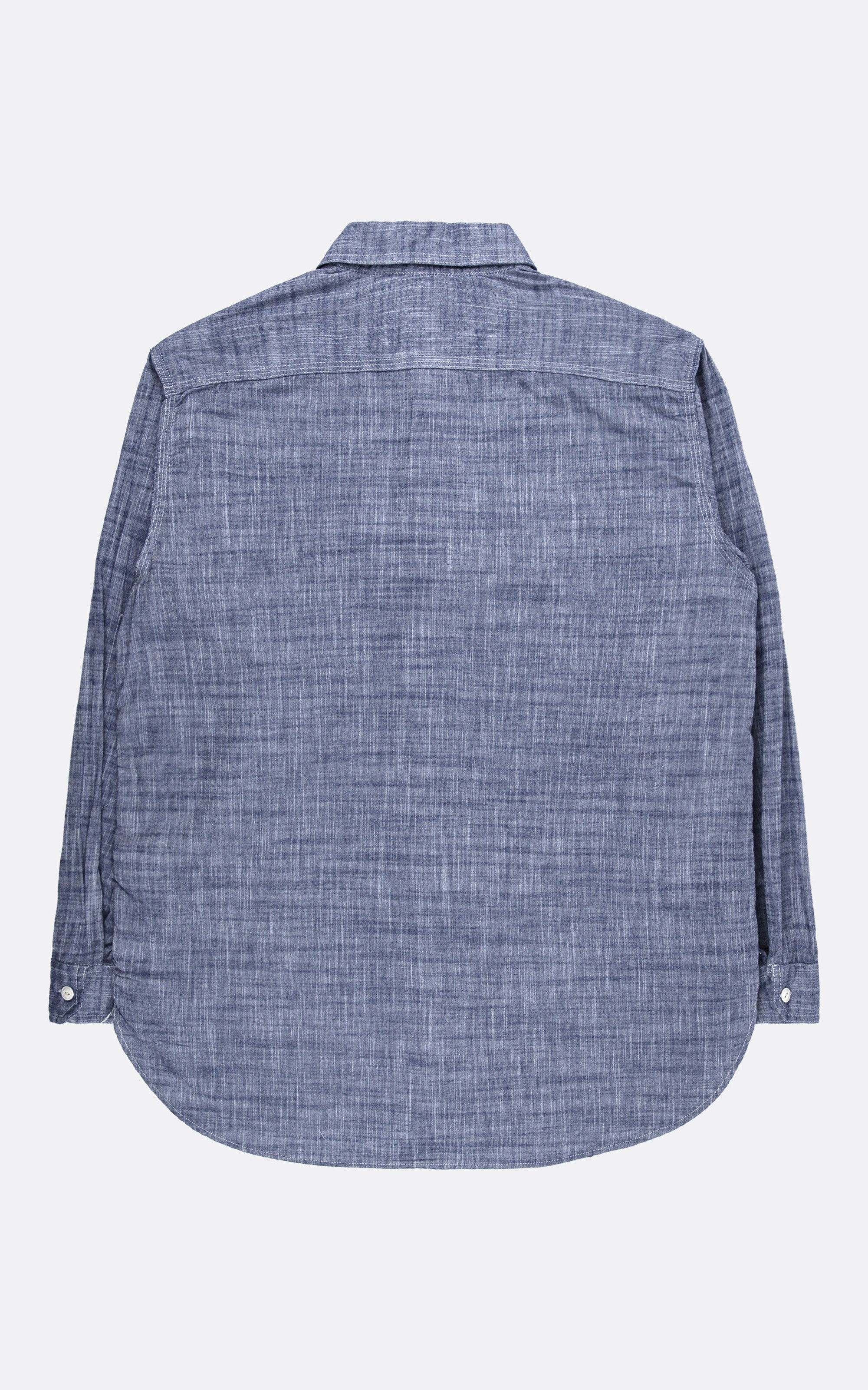 ENGINEERED GARMENTS WORK SHIRT NAVY COTTON SLAB