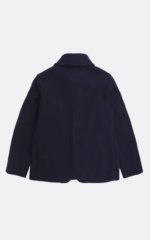DANTON ROUND COLLAR JACKET NAVY