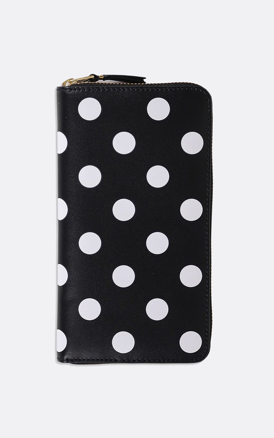 WALLET / LONG DOT LEATHER BLACK