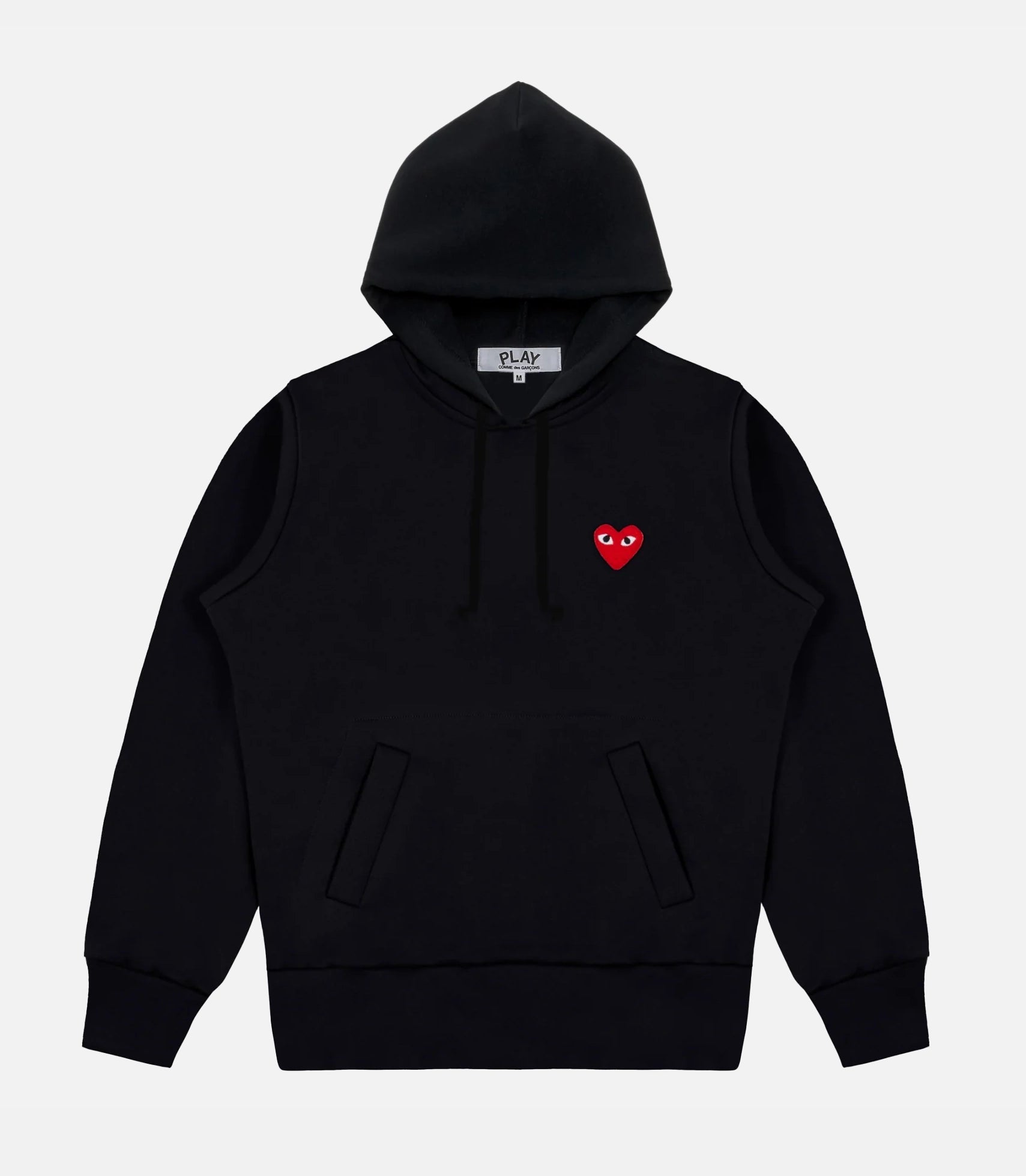 https://lerayonfrais.fr/cdn/shop/files/P1T173-1_P1T174-1-PLAYHOODIENOZIP-REDHEART-BLACK_blacklaces_jpg.webp?v=1728057647