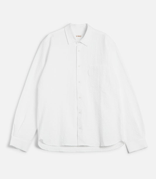 Earth Curtis Shirt Seersucker White