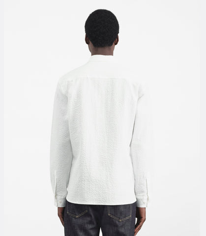 Earth Curtis Shirt Seersucker White