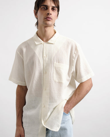 MALICK SHIRT WHITE YELLOW