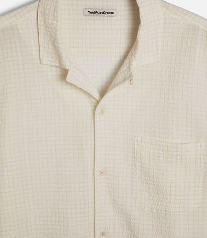 MALICK SHIRT WHITE YELLOW