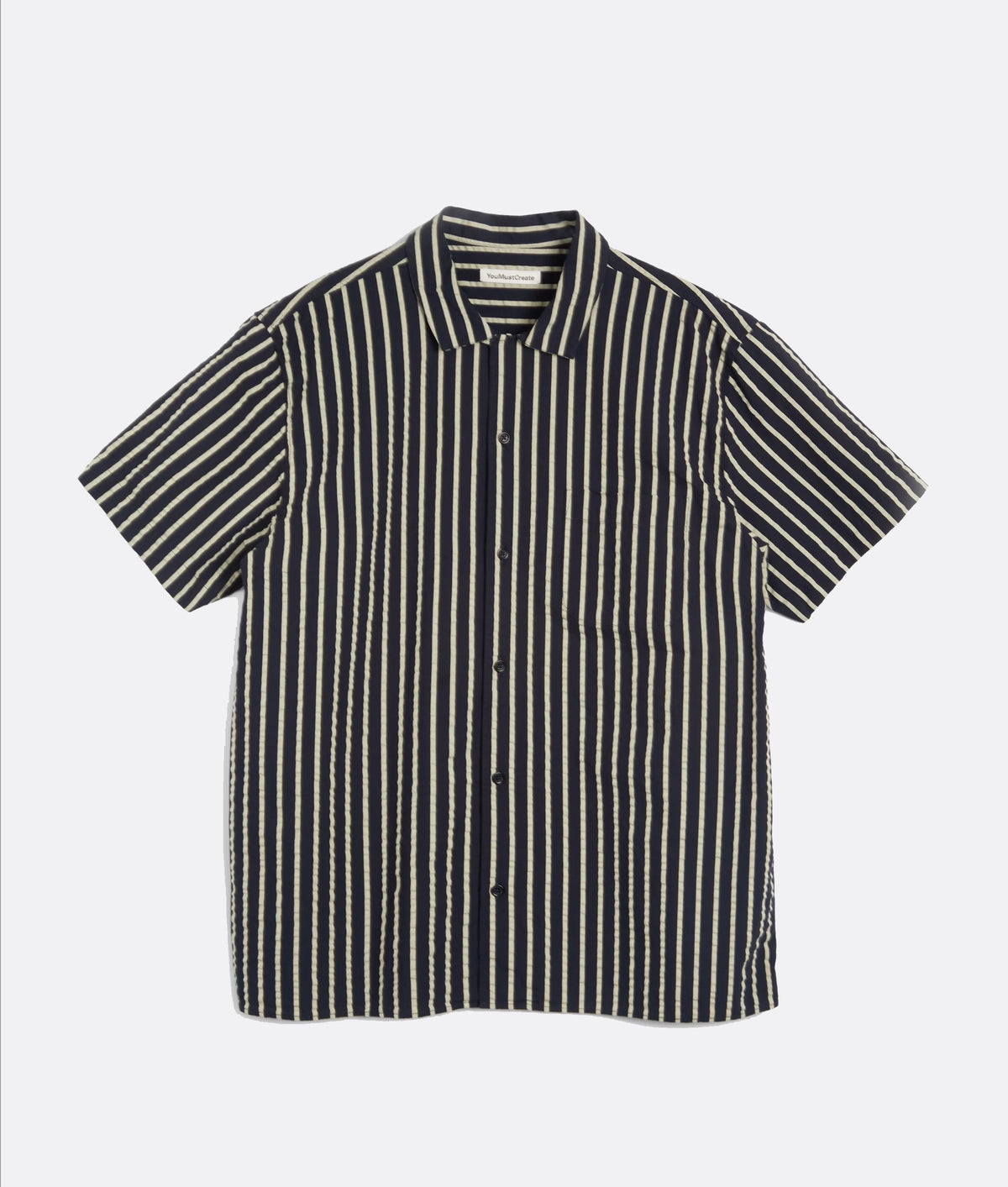 MALICK SHIRT SEERSUCKER STRIPE COTTON