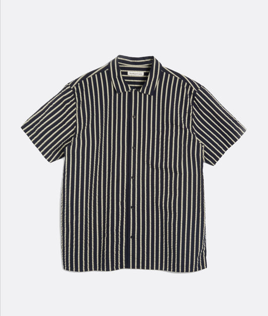 MALICK SHIRT SEERSUCKER STRIPE COTTON