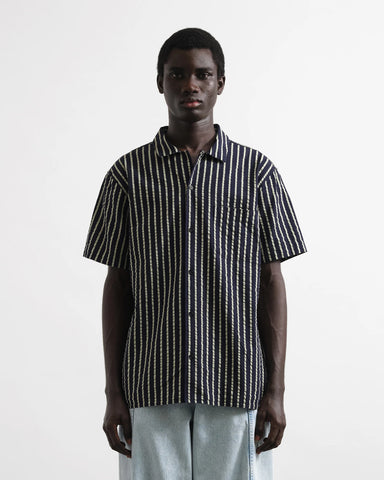 MALICK SHIRT SEERSUCKER STRIPE COTTON