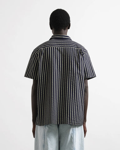 MALICK SHIRT SEERSUCKER STRIPE COTTON