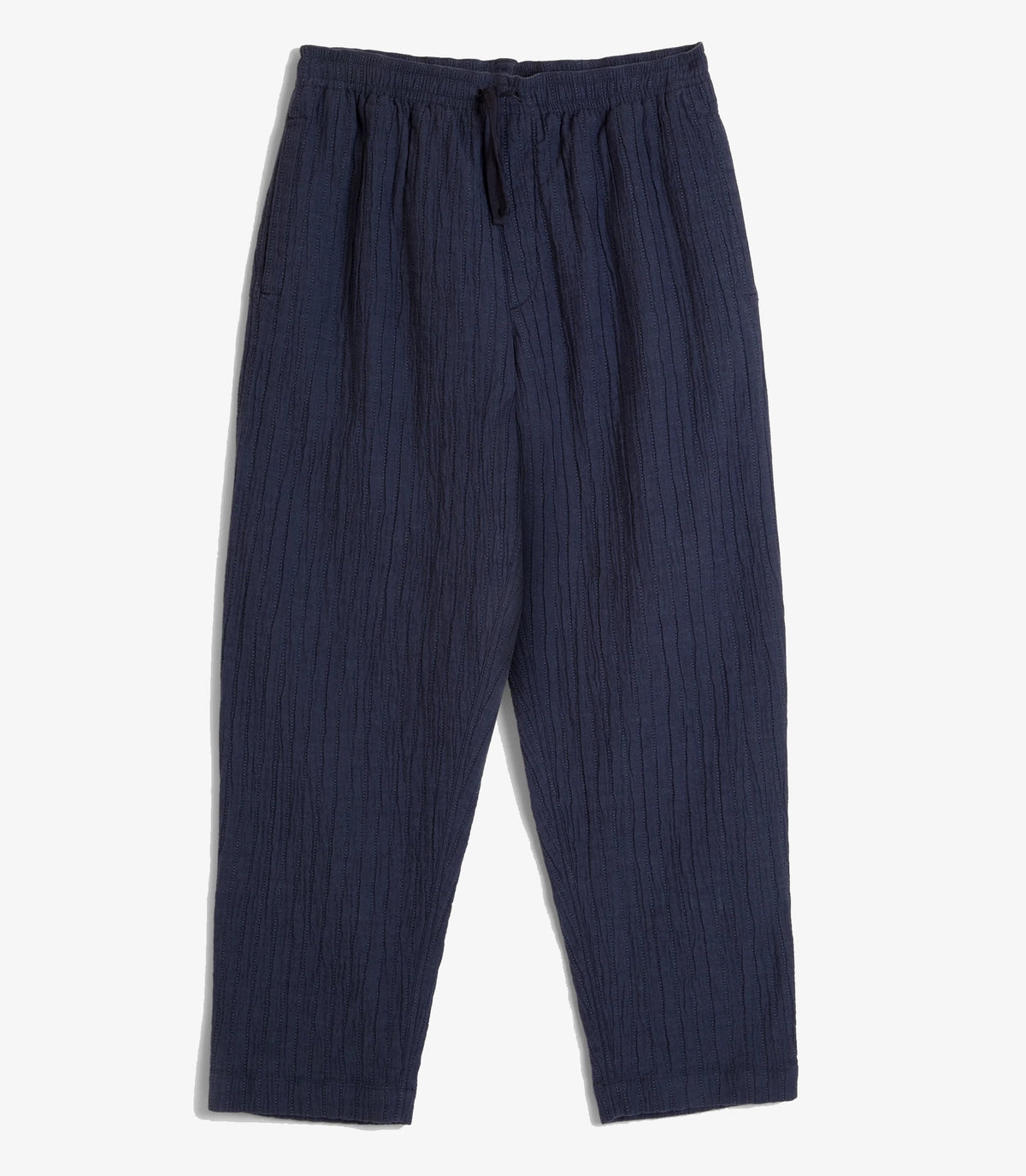 ALVA SKATE TROUSER BLUE CRINKLED COTTON