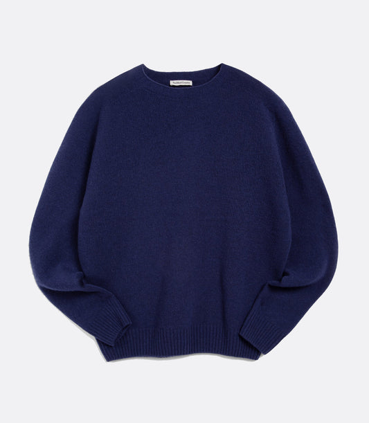 Suedehead Crewneck Navy