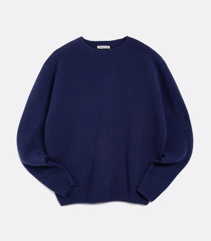 Suedehead Crewneck Navy