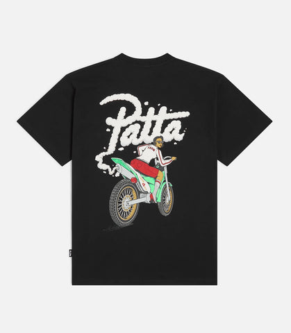 PATTA BIKER TEE BLACK