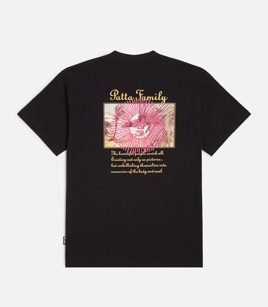PATTA POSTCARD TEE BLACK