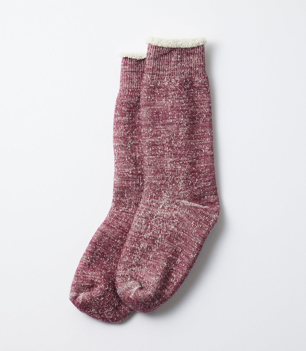 Double face crew socks Grape