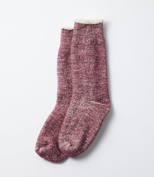 Double face crew socks Grape