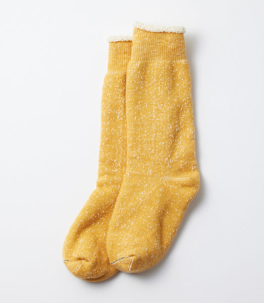 Double face crew socks Yellow