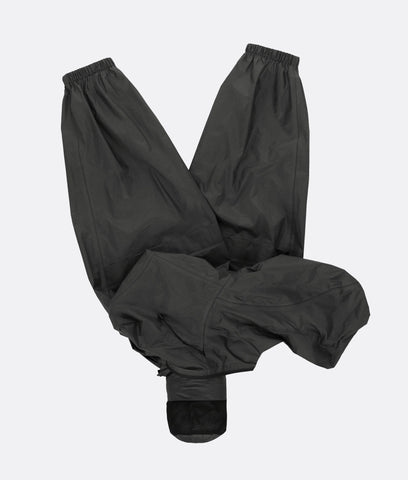 Surface Packable Grid Rain Coat Dark Grey