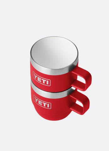 ESPRESSO MUG 2PK RESCUE RED 6OZ