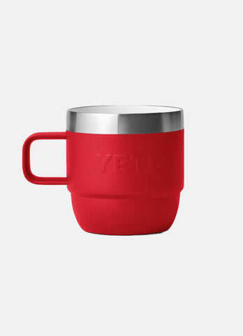 ESPRESSO MUG 2PK RESCUE RED 6OZ