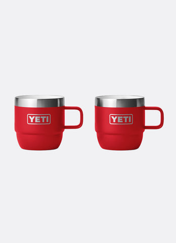 ESPRESSO MUG 2PK RESCUE RED 6OZ