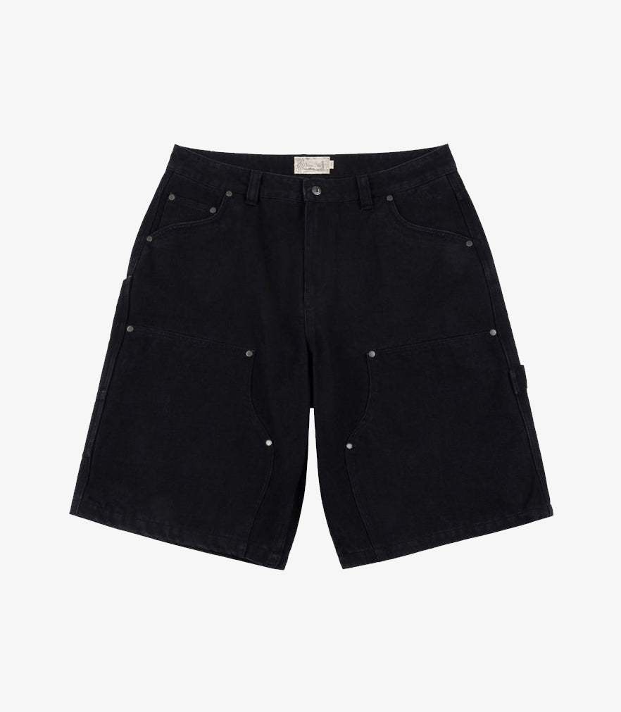CARPENTER DENIM SHORT JET BLACK