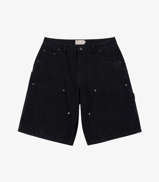 CARPENTER DENIM SHORT JET BLACK