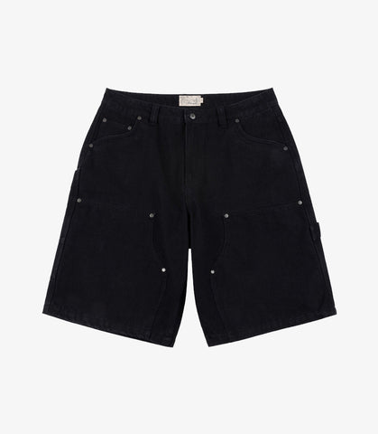 CARPENTER DENIM SHORT JET BLACK