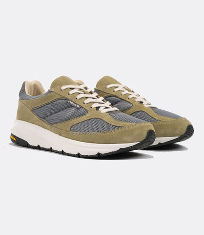 Hakone Trainer V.2 Warp Knit Grey  Olive