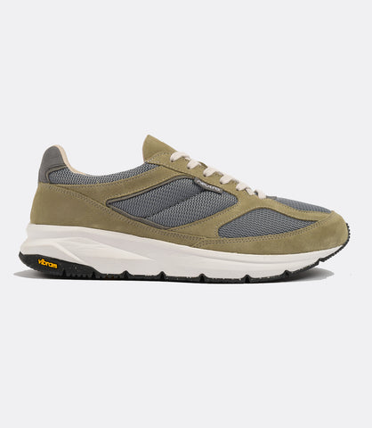 Hakone Trainer V.2 Warp Knit Grey  Olive