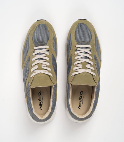 Hakone Trainer V.2 Warp Knit Grey  Olive