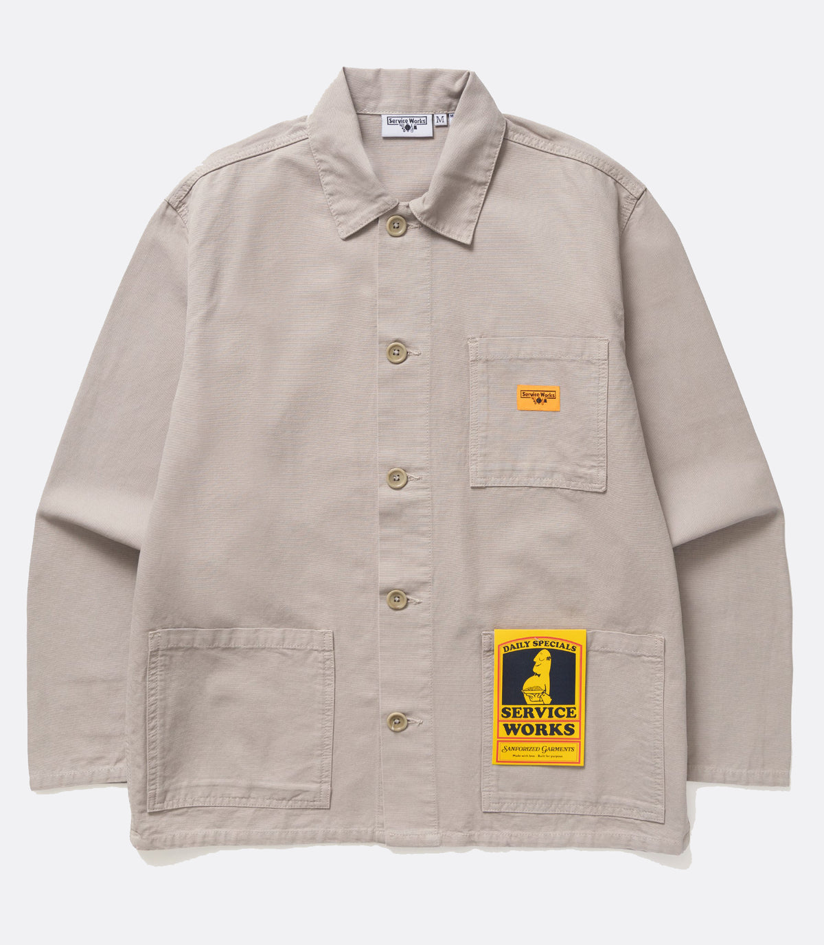 Canvas Chore Shirt Stone