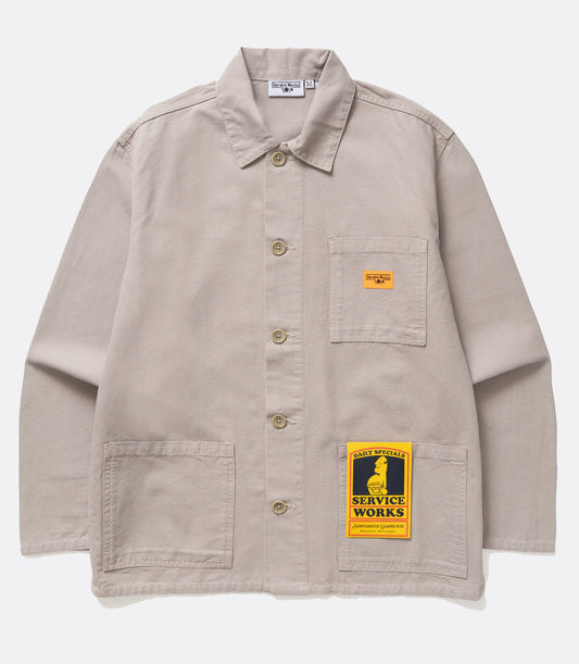 Canvas Chore Shirt Stone