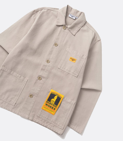 Canvas Chore Shirt Stone