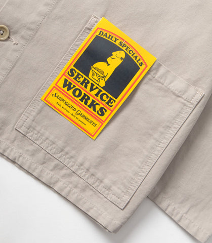 Canvas Chore Shirt Stone