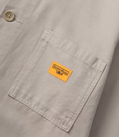 Canvas Chore Shirt Stone