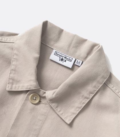 Canvas Chore Shirt Stone