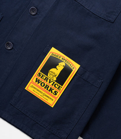 Canvas Chore Shirt Dark Navy