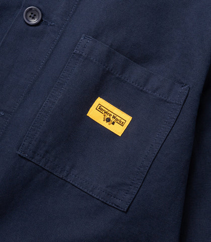 Canvas Chore Shirt Dark Navy