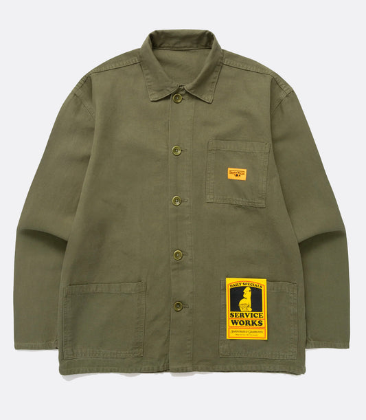 Canvas Chore Shirt Olive