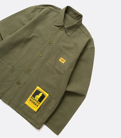 Canvas Chore Shirt Olive