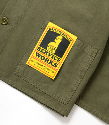 Canvas Chore Shirt Olive