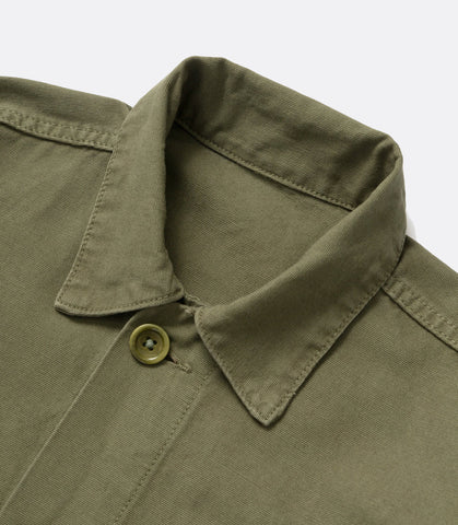 Canvas Chore Shirt Olive