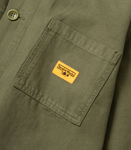 Canvas Chore Shirt Olive