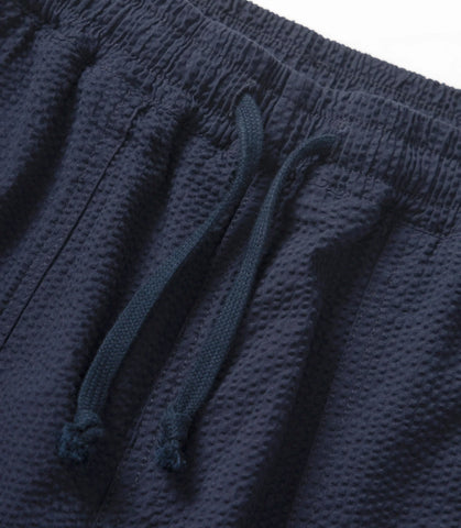 Seersucker Chef Pants Dark Navy