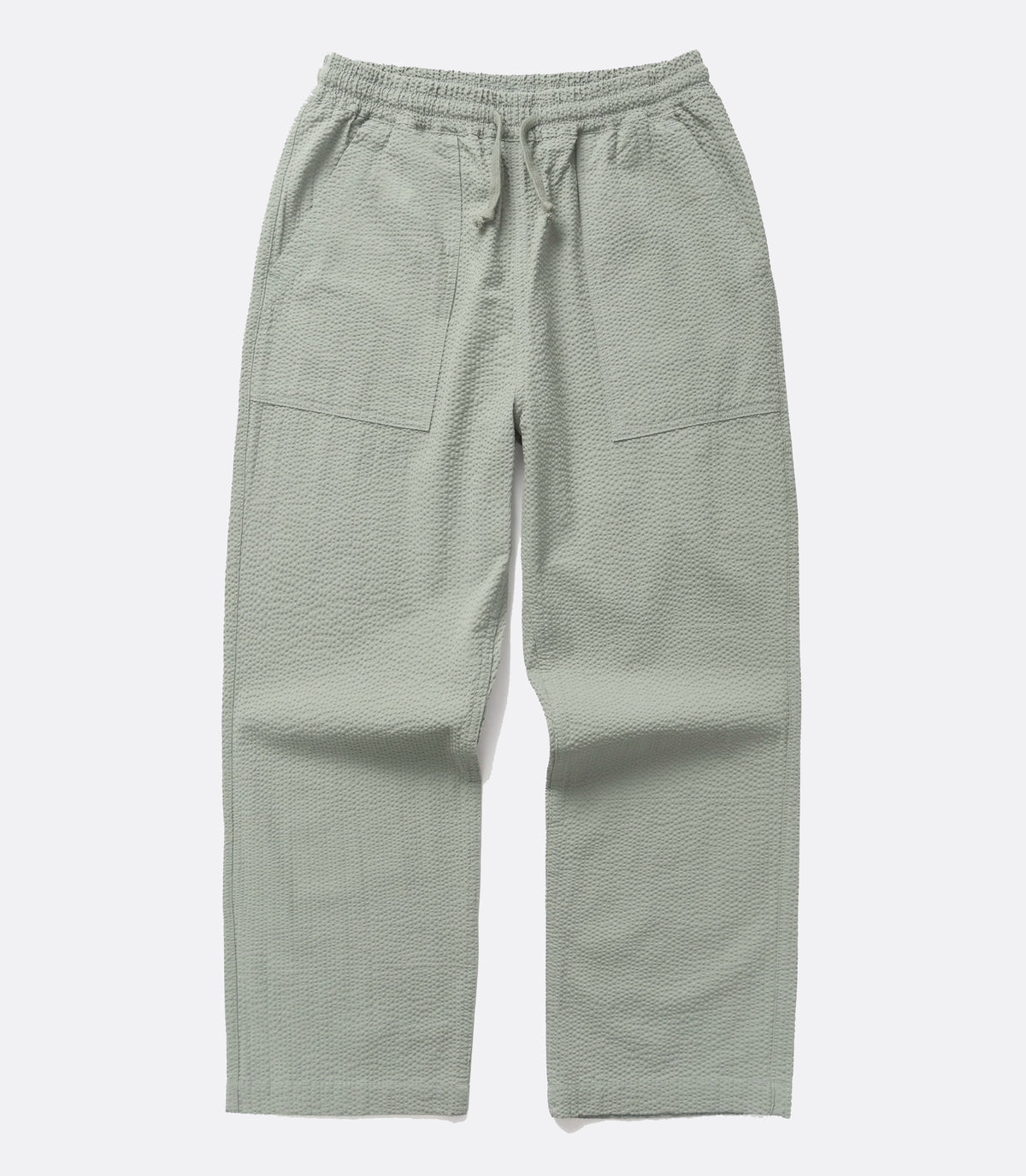 Seersucker Chef Pants Sage