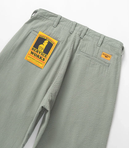 Seersucker Part Timer Pants Sage
