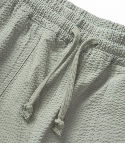 Seersucker Chef Shorts Sage